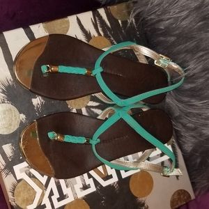 Sea Green Sandals